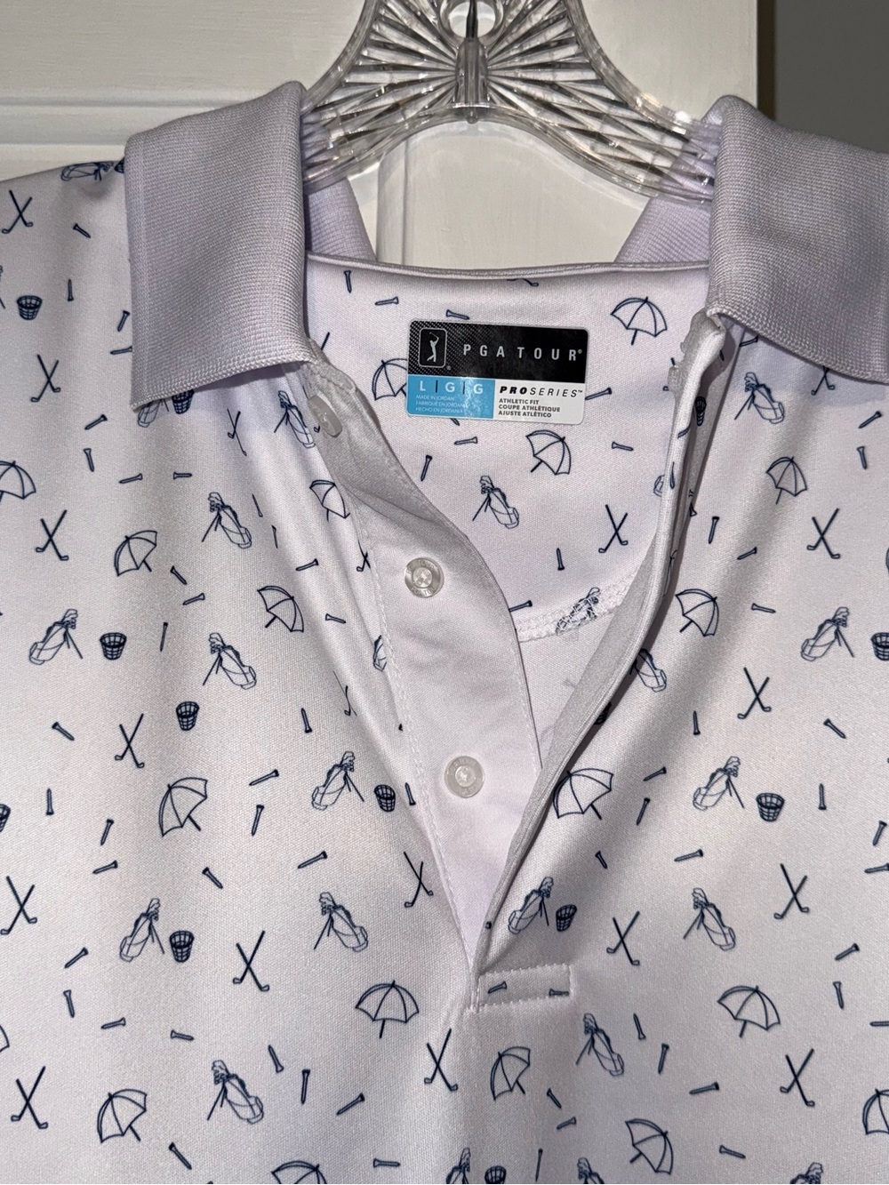 Assorted Patterned Performance Polo Bundle - Lightweight Comfort - Picture 4 of 5